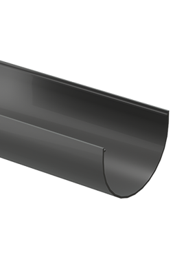 Желоб водосточный 3 м Стандарт (Standard) Серый, (RAL 7024)