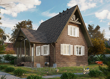 Сайдинг ЛЮКС (LUX) под камень, Бергарт (Bergart), кедровый орех - 4