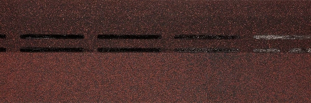 Коньково-карнизная черепица Docke Стандарт (Standard), Красный - 1