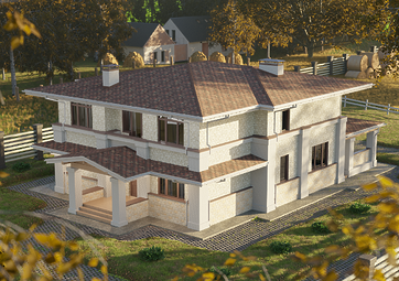 Фасадная панель Бург (Burg), Платиновый - 19