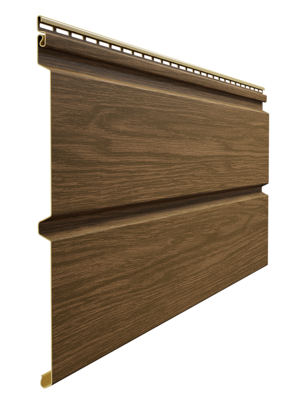 Сайдинг ЛЮКС (LUX) Монреаль Брус D6S миндаль - 1