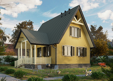 Сайдинг Премиум (Premium) Пастель (PASTEL) Корабельный брус D4.5D карамель - 2