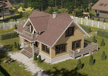 Сайдинг ЛЮКС (LUX) под камень, Бергарт (Bergart), пекан - 14