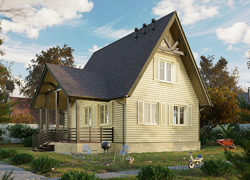 Сайдинг ЛЮКС (LUX) под дерево, Блок-Хаус, рябина - 2