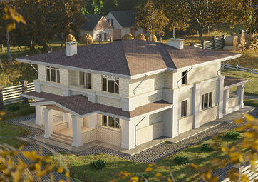 Фасадная панель Бург (Burg), Белый - 30