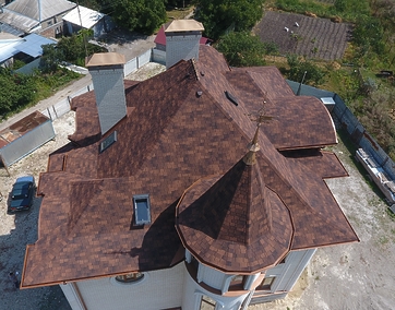 Гибкая черепица Люкс (Lux), Саппоро, Кофейный - 24