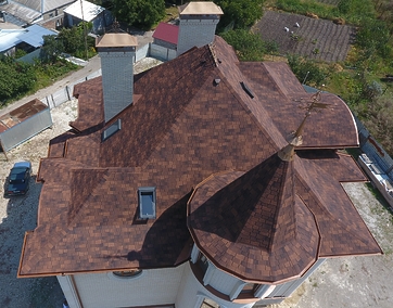 Гибкая черепица Люкс (Lux), Саппоро, Кофейный - 19