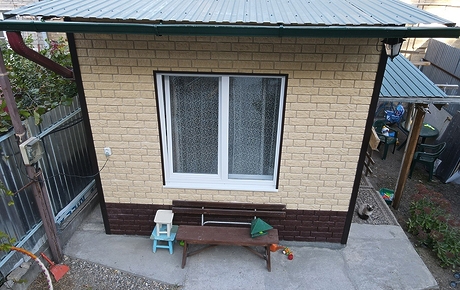 Сайдинг ЛЮКС (LUX) под камень, Бергарт (Bergart), кедровый орех - 13