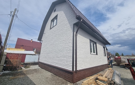 Сайдинг ЛЮКС (LUX) под камень, Бергарт (Bergart), кокос - 17
